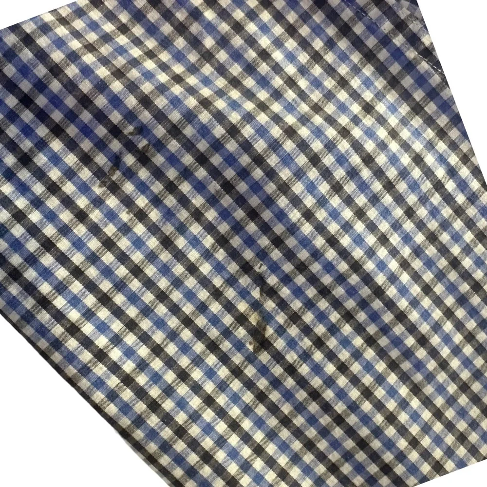 Southern Tide Men's Button Up Plaid Shirt Striped‎ Long Sleeve Pocket Size M